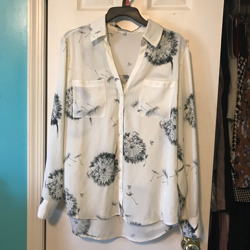 Express Dandelion Button Up Shirt
